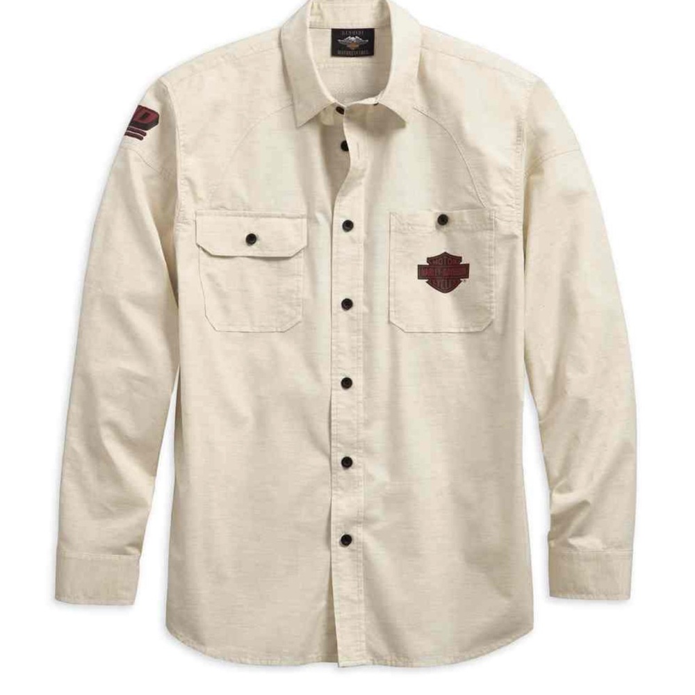 Harley Davidson Long Sleeve Button-Up Shirt